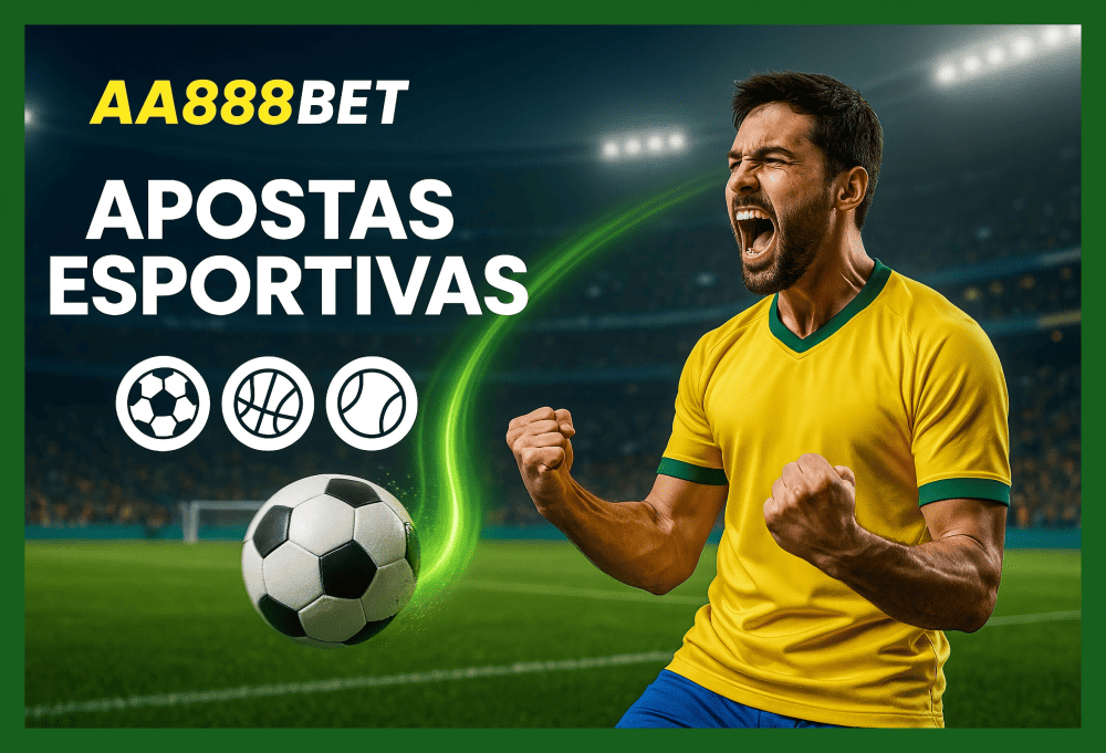 Aposte em apostas esportivas no cassino online AA888BET