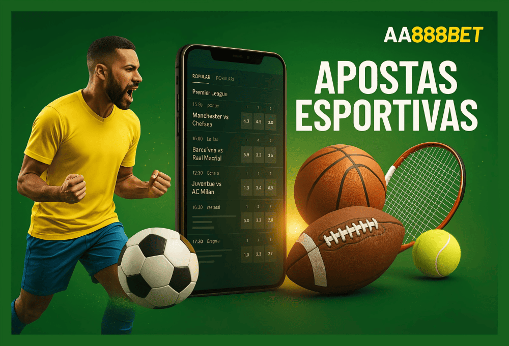 Apostas esportivas no cassino online AA888BET